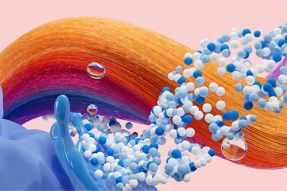 Imagen abstracta que representa al negocio Henkel Consumer Brands para los sectores de Hair y Laundry & Home Care