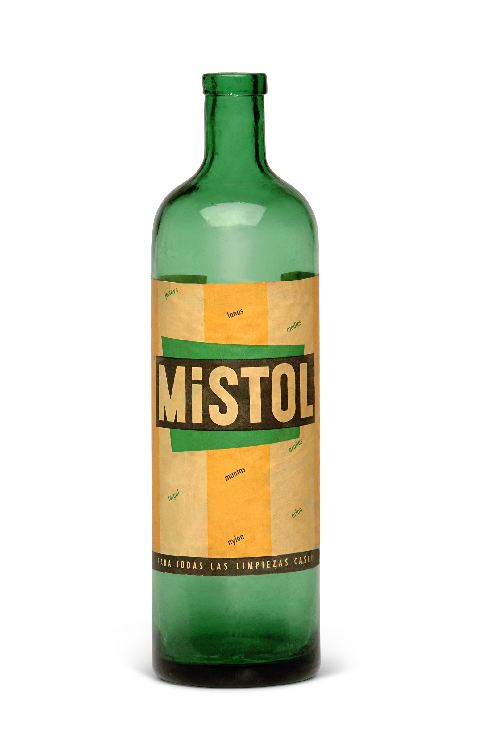 Botella de cristal Mistol