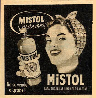 Anuncio antiguo Mistol