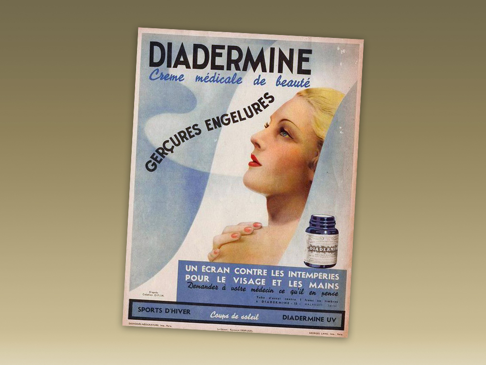 Diadermine en el año 1990 empieza a comercializarse en España