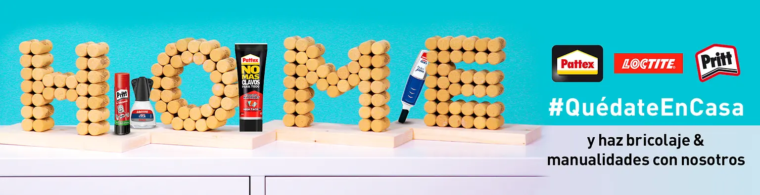 Loctite, Pattex y Pritt lanzan una iniciativa para promover la creatividad en casa