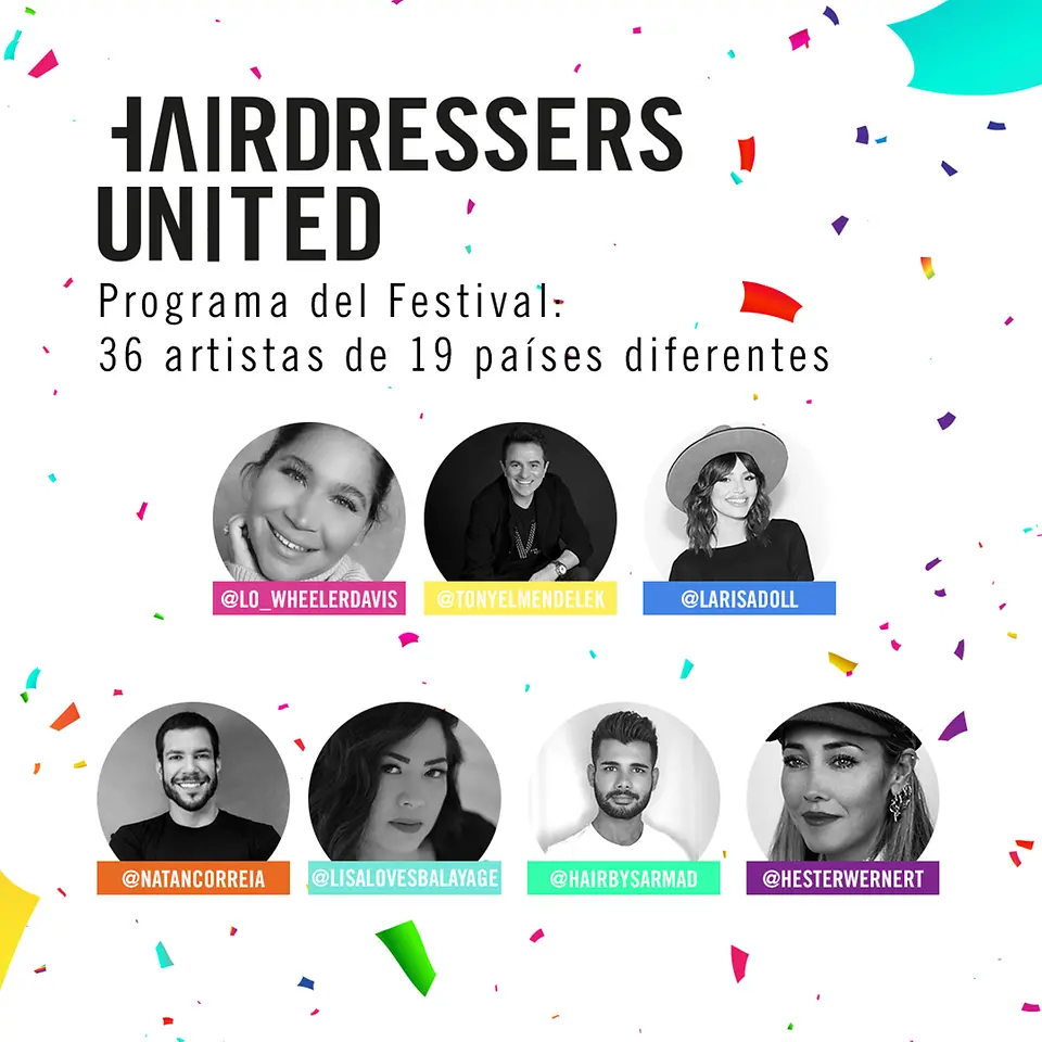 Artistas confirmados al festival benéfico Hairdessers United