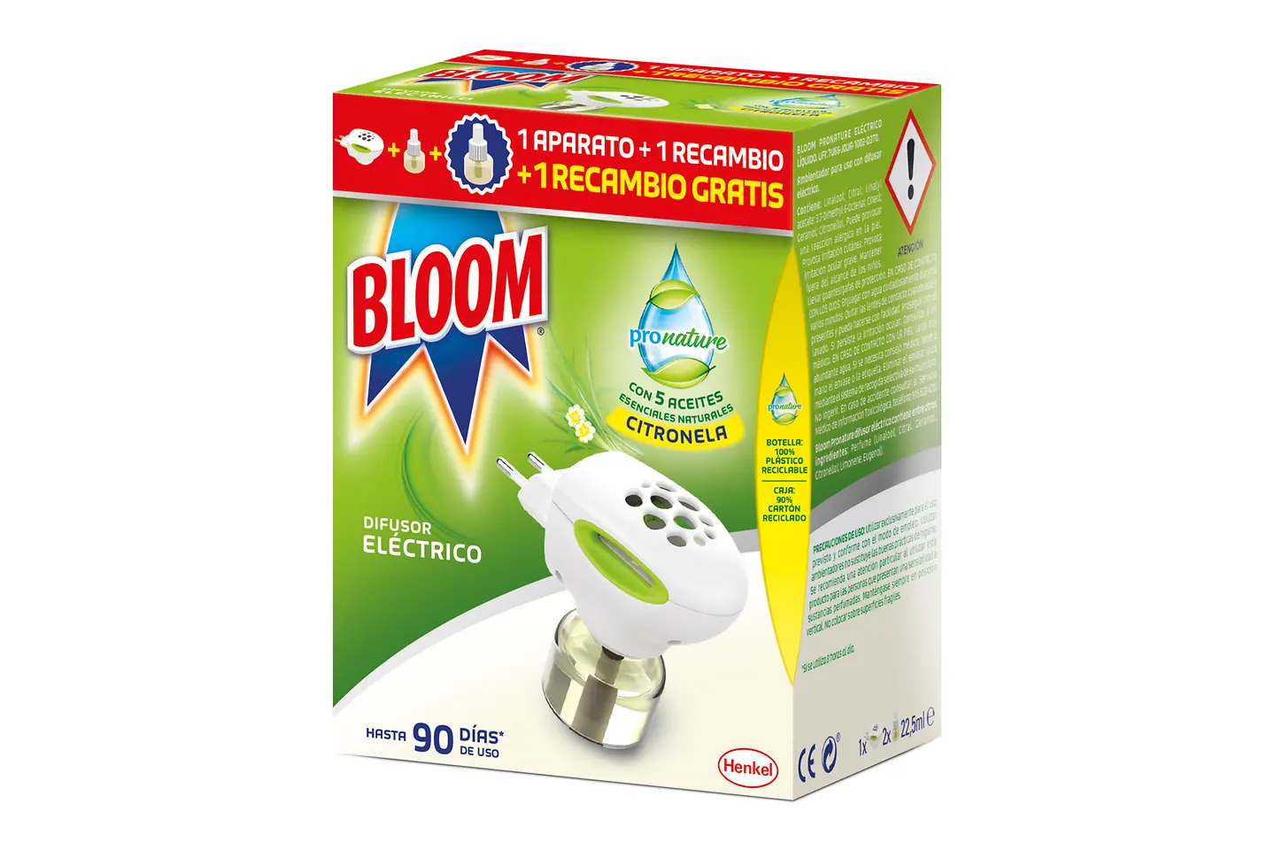 Nuevo difusor eléctrico Bloom ProNature, el difusor eléctrico con aceites esenciales
