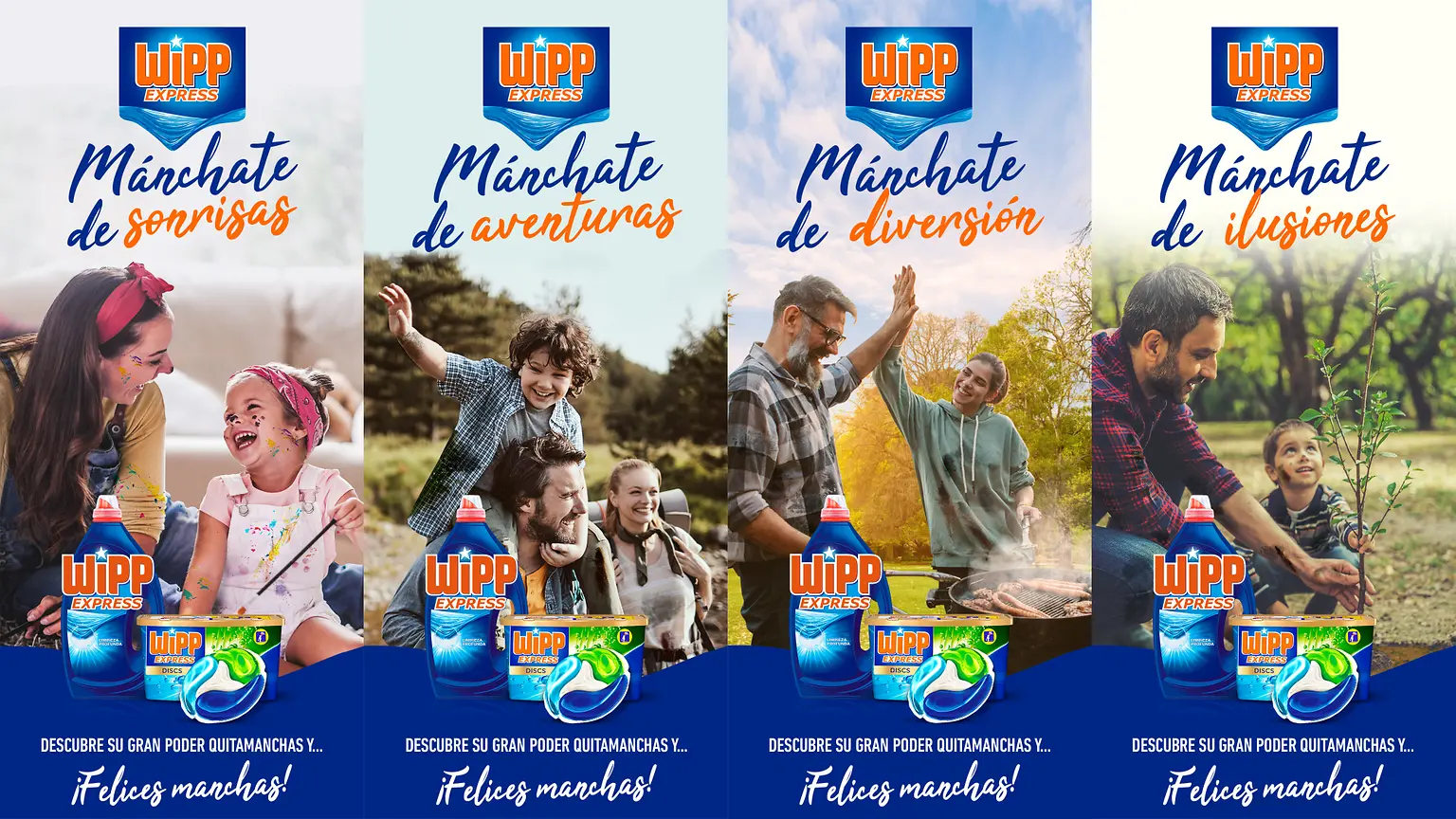 Wipp Express Campaña Felices Manchas