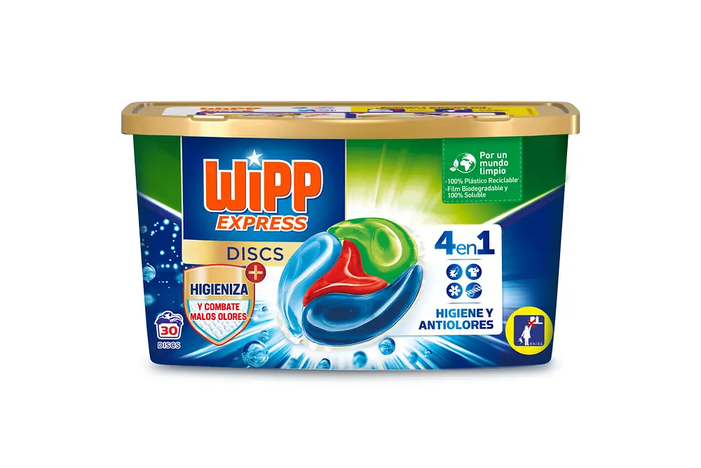 Wipp Express Discs Higiene y Antiolores