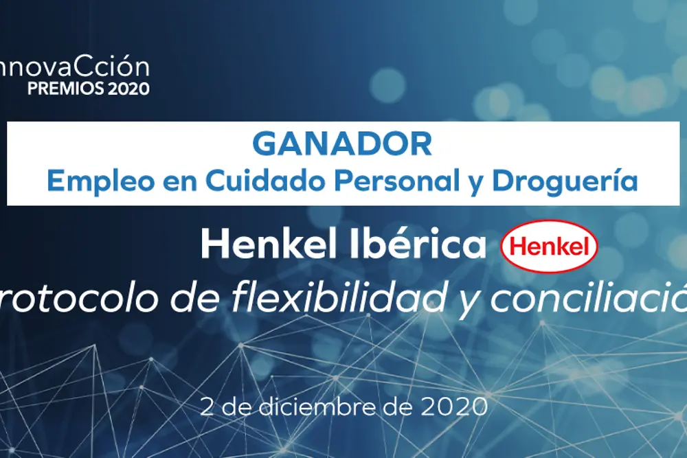Henkel Ibérica recibe el Premio InnovaCción por el proyecto: “Protocolo de flexibilidad y conciliación”