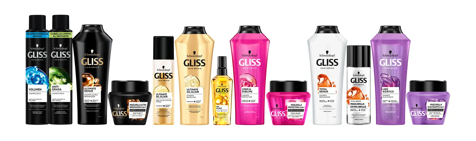 Gliss renueva su imagen con un packaging más moderno y sostenible