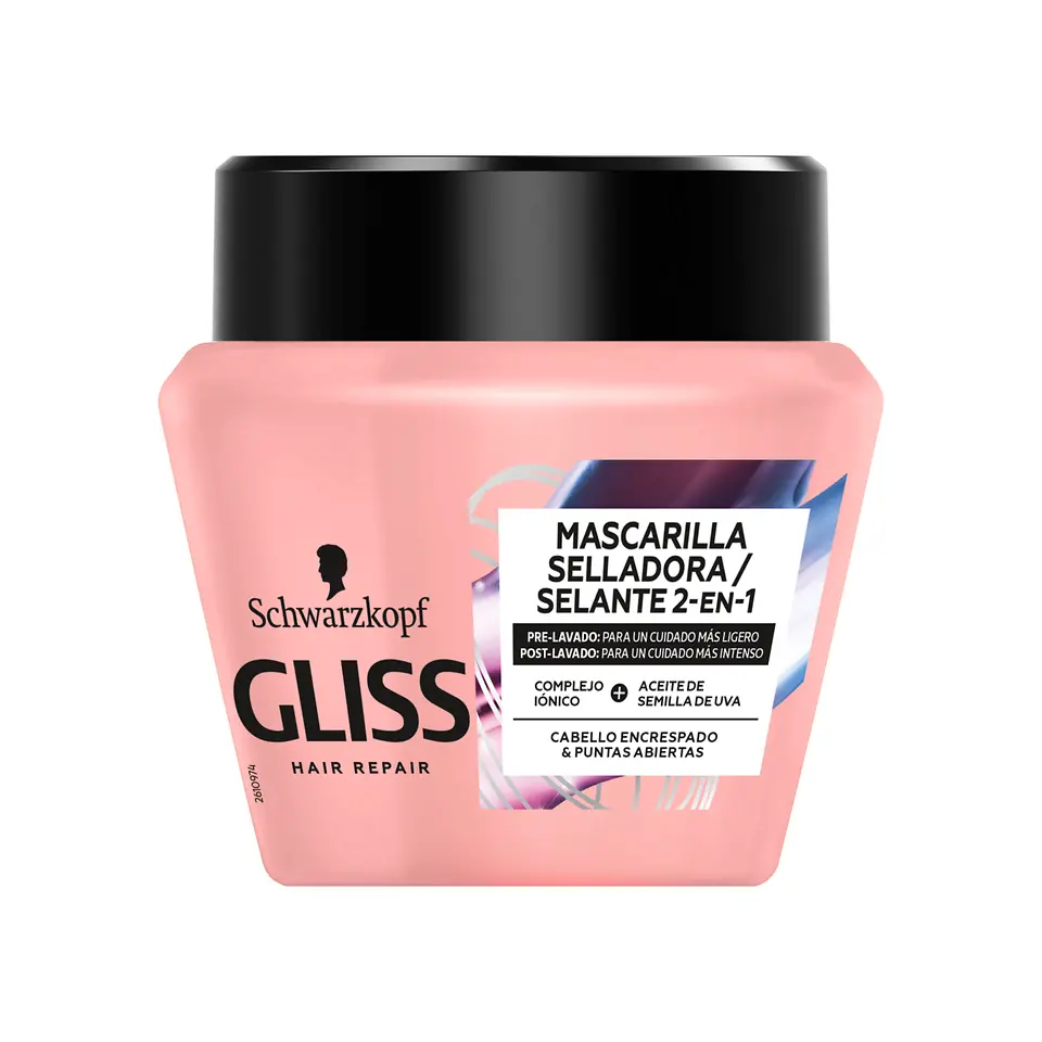 Mascarilla Selladora 2 en 1 Gliss Split Hair Miracle