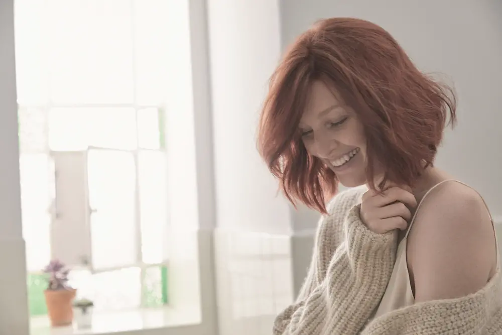 Utilizando los productos de la nueva colección se ha creado el look Ginger Berry por el peluquero Arjan Bevers
