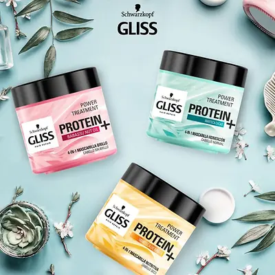 Mascarillas de Proteína 4 en 1 de Glis