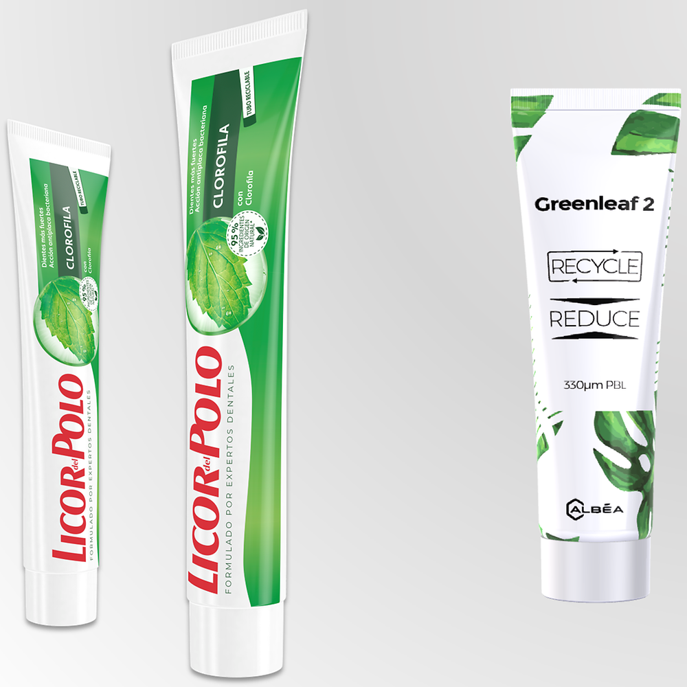Tubo dentífrico reciclable Licor del Polo