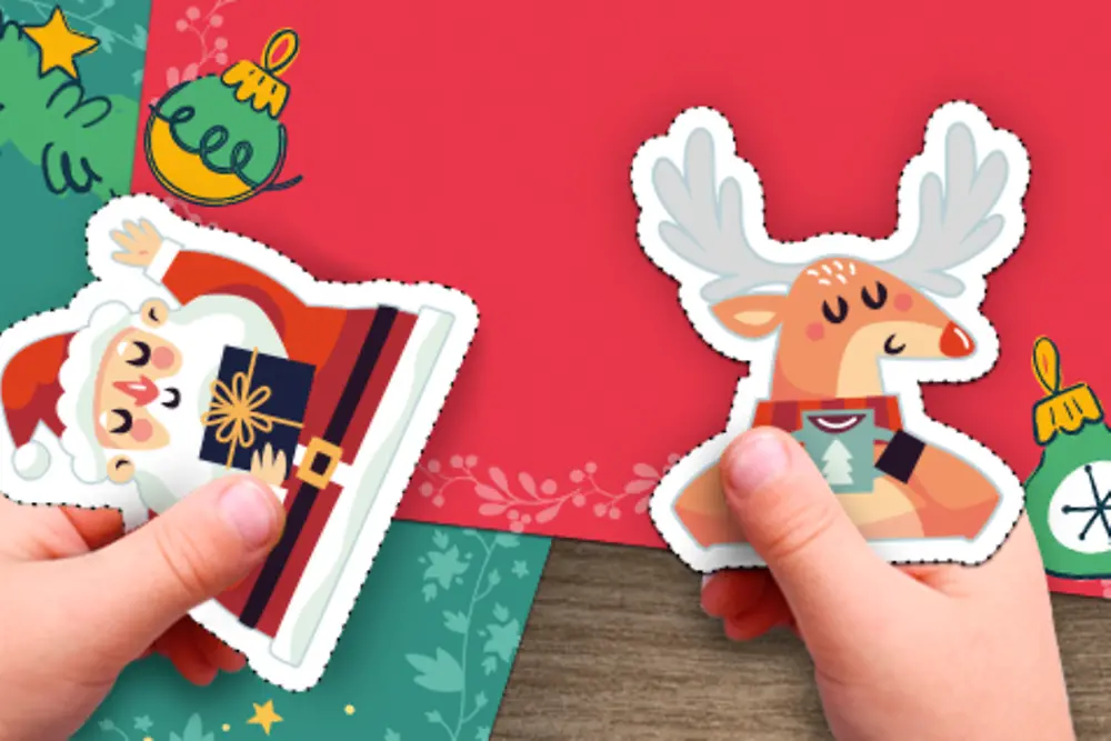 ¡Esta Navidad envía tus mejores deseos con postales navideñas con la ayuda de Pritt!