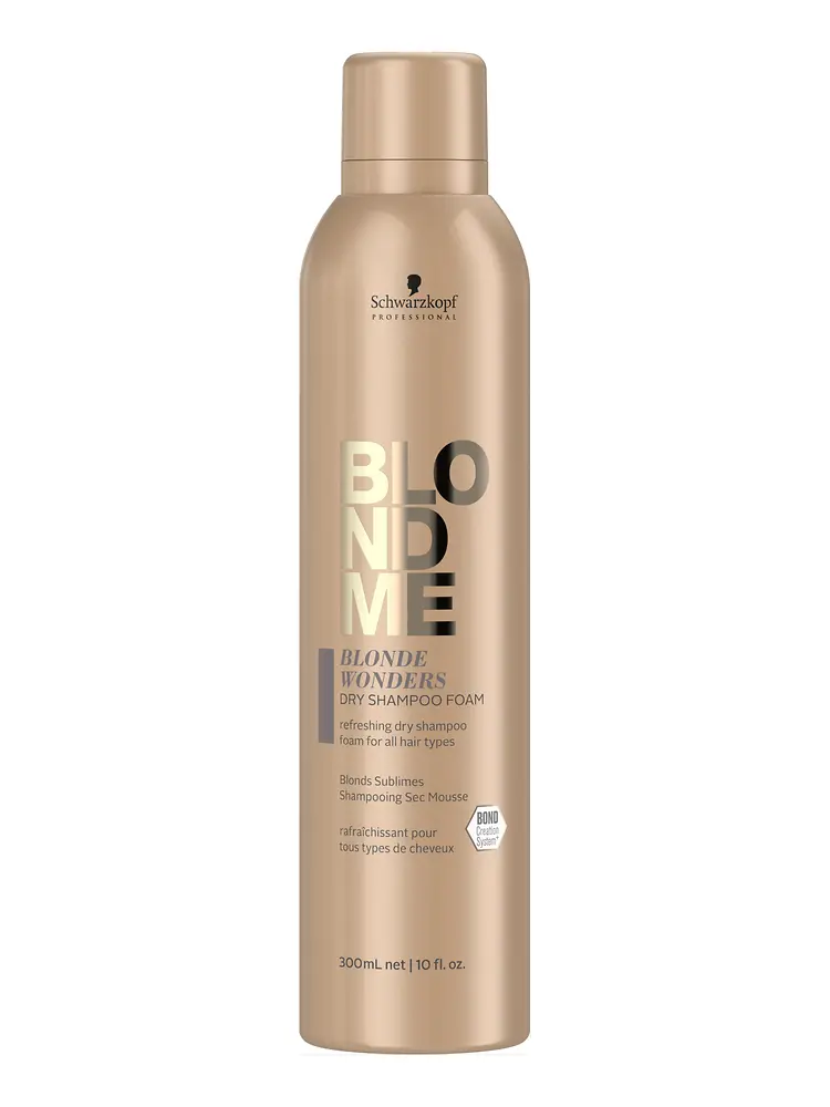 Champú en seco Blonde Wonders BLONDME de Henkel Ibérica, aporta volumen y textura para todos los tipos de rubio.