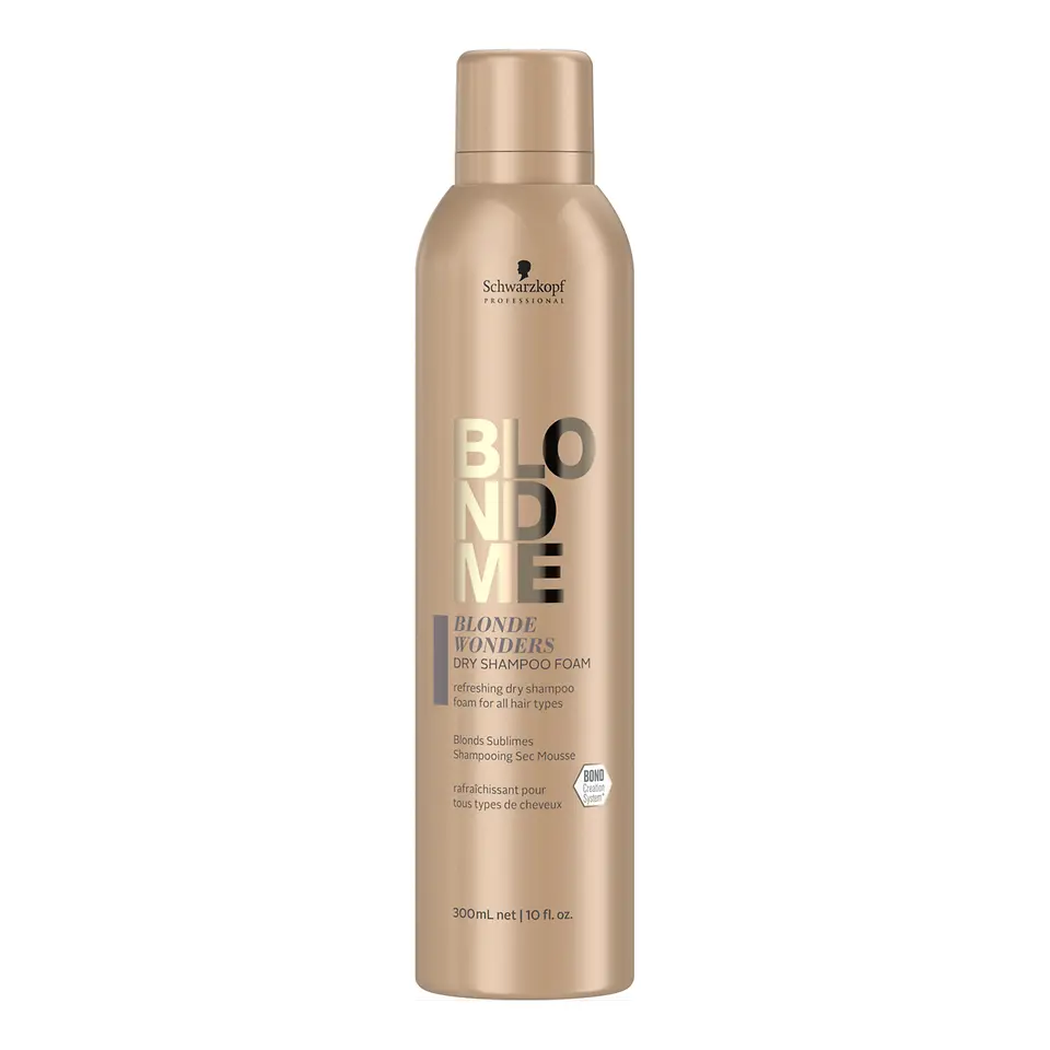 Champú en seco Blonde Wonders BLONDME de Henkel Ibérica, aporta volumen y textura para todos los tipos de rubio.