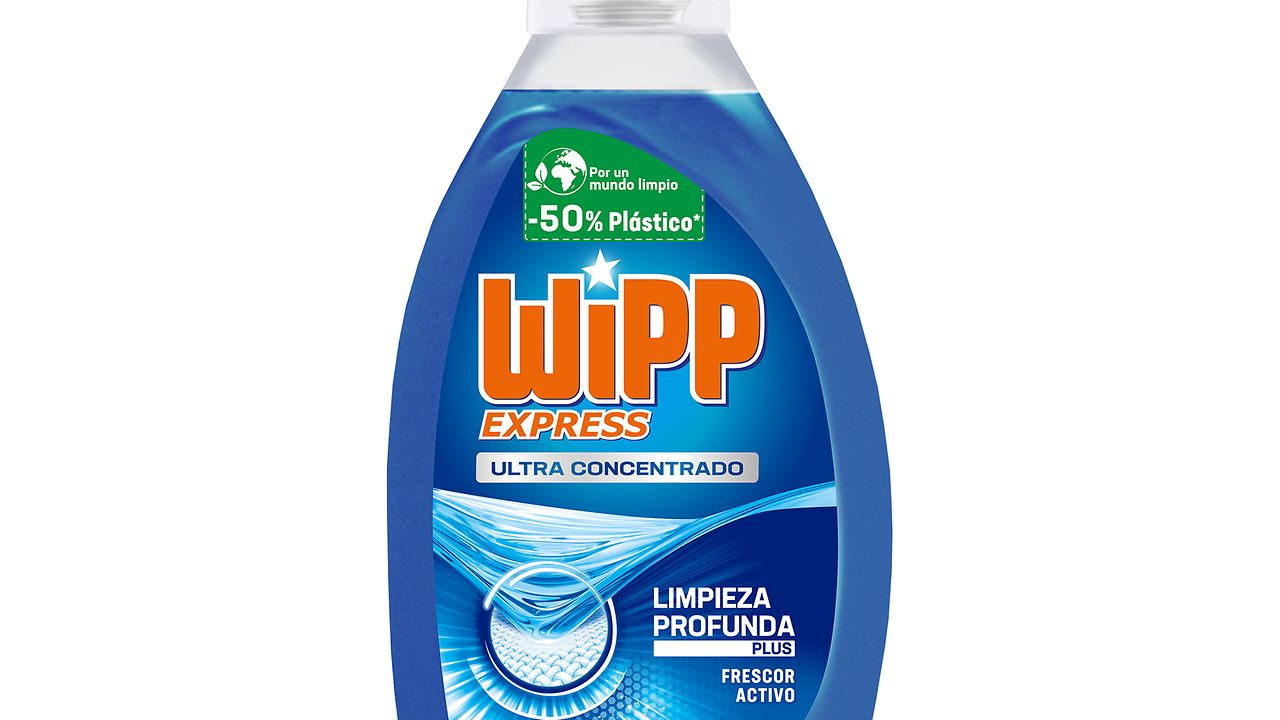 El nuevo Wipp Express Gel Ultra Concentrado, una fórmula 2 veces más  concentrada y una botella 100% reciclable