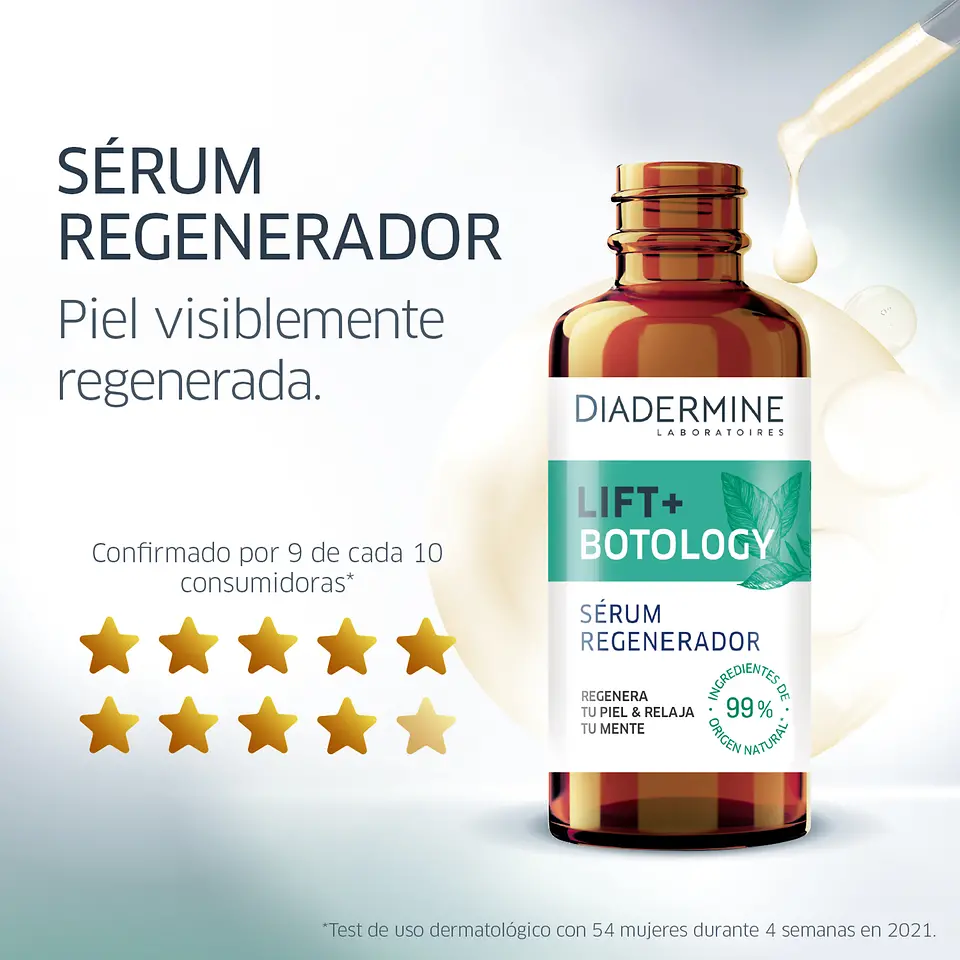 Diadermine lanza el Sérum Regenerador Lift + Botology