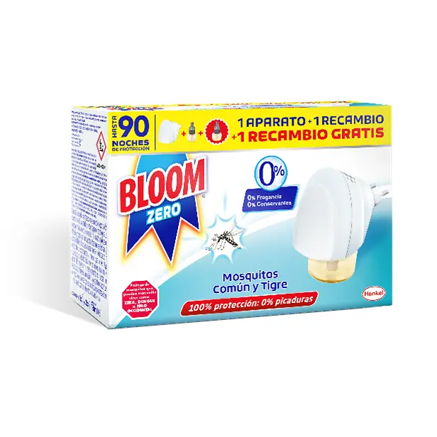 Bloom Zero, el insecticida con una fórmula libre de fragancias y disolventes isoparafínicos.