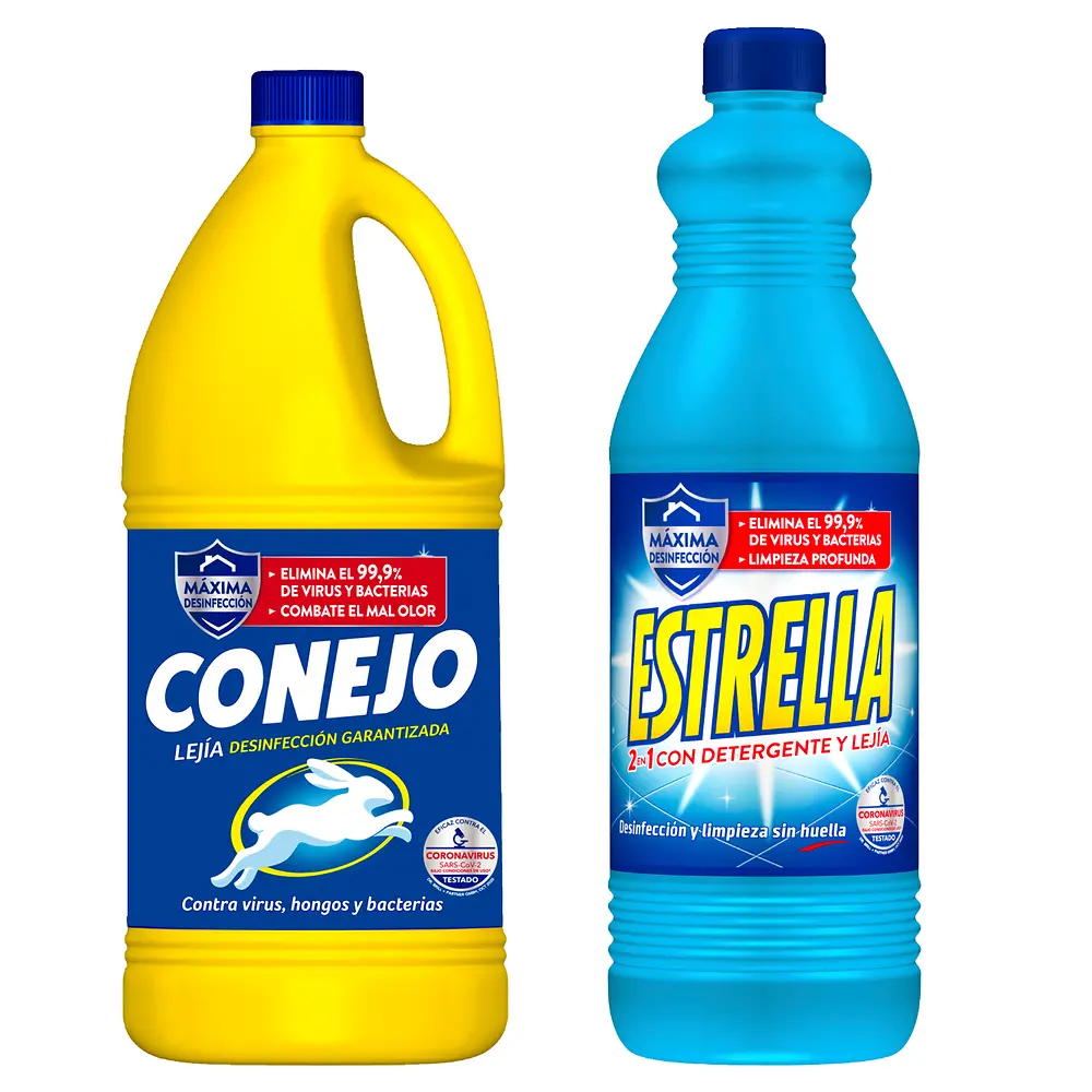 Lejía Estrella y Conejo de Henkel