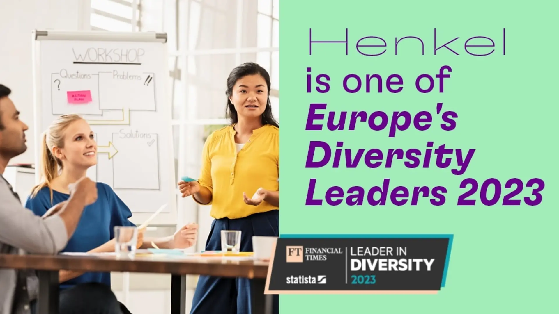 Henkel incluida entre las 850 empresas más inclusivas de Europa