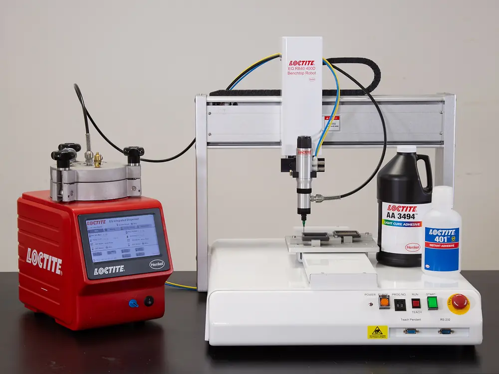 Los equipos van de manuales a automáticos y robotizados, de unidades estándar a sistemas llave en mano hechos a medida, para osificar una amplia variedad de adhesivos, selladores y recubrimientos.