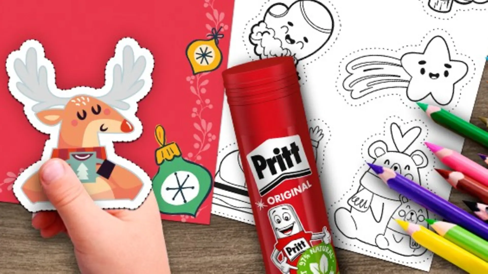 Postales Navideñas de Pritt