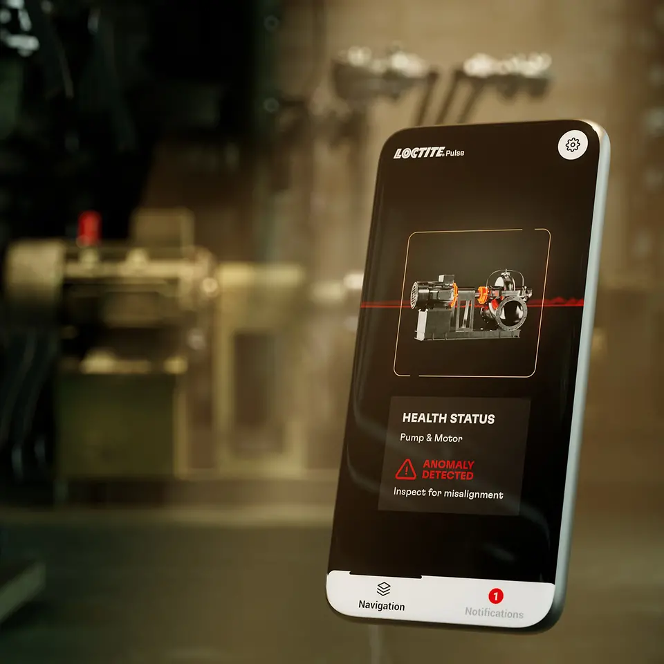 
The Loctite Pulse app enables the monitoring of critical assets with just a few clicks.
