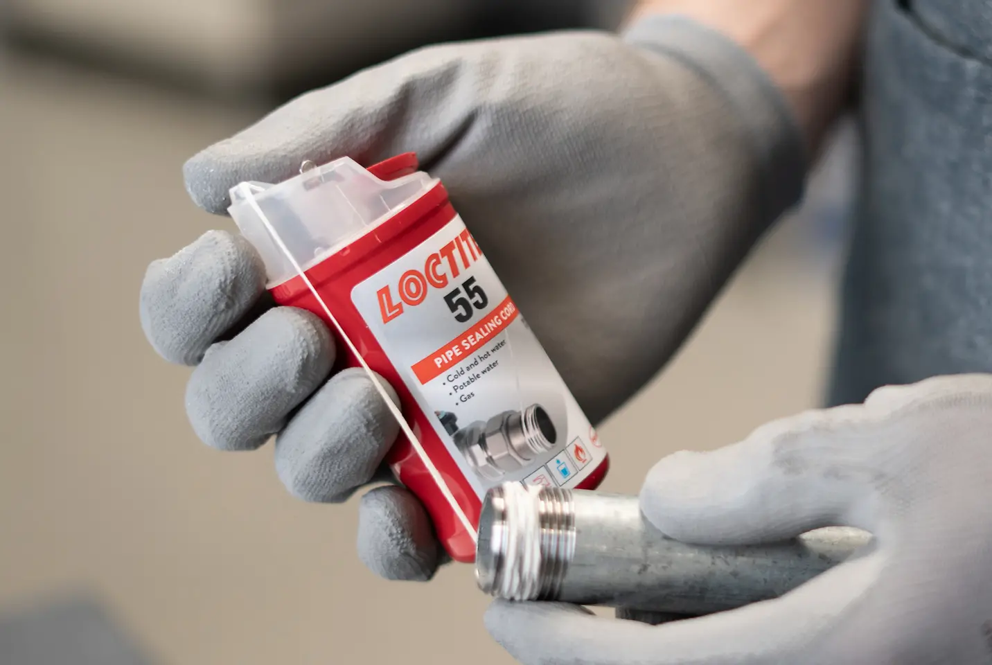 Nuevo formato del hilo sellador de tuberías LOCTITE 55