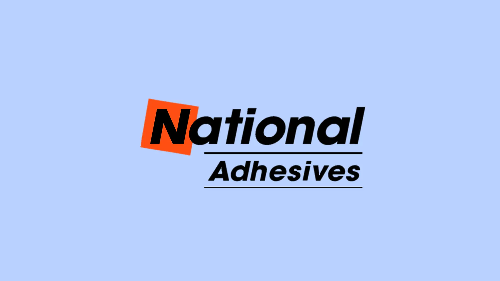 El logotipo de National Starch sobre un fondo azul.