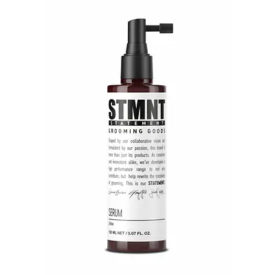 Envase de sérum para cuero cabelludo de STMNT con aplicador.