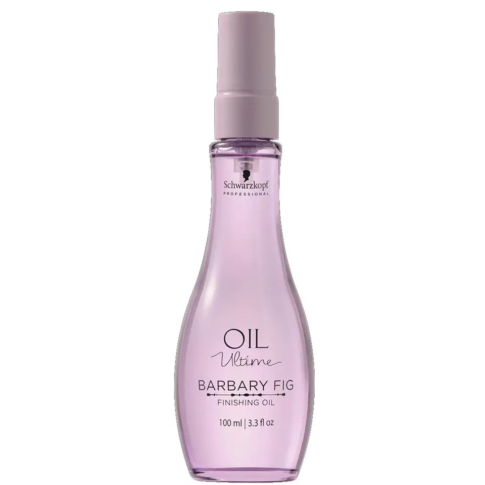 Frasco de Oil Ultime Aceite de Acabado de Higo Chumbo para nutrir y suavizar el cabello.