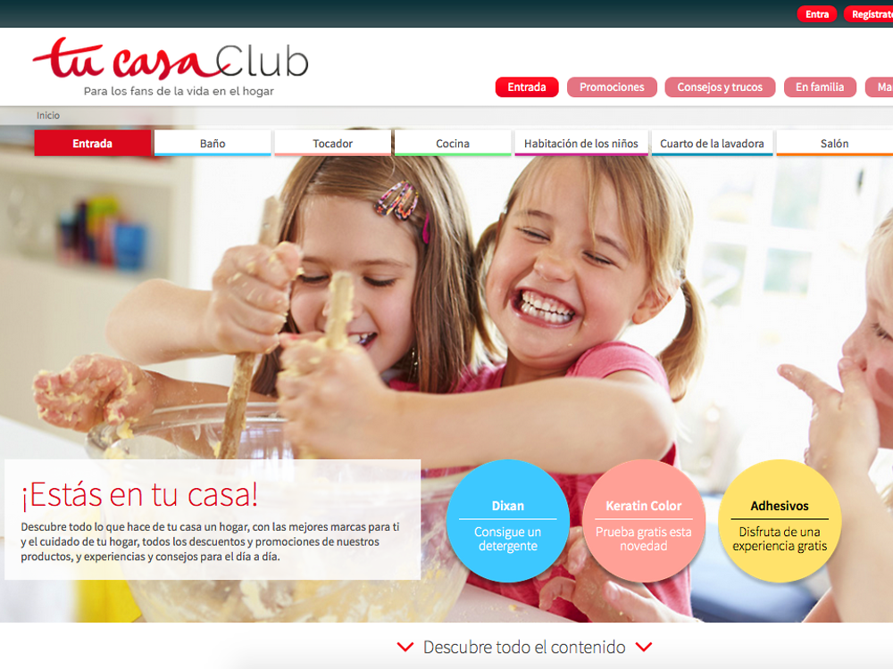 

Henkel renueva su portal Tucasaclub.com