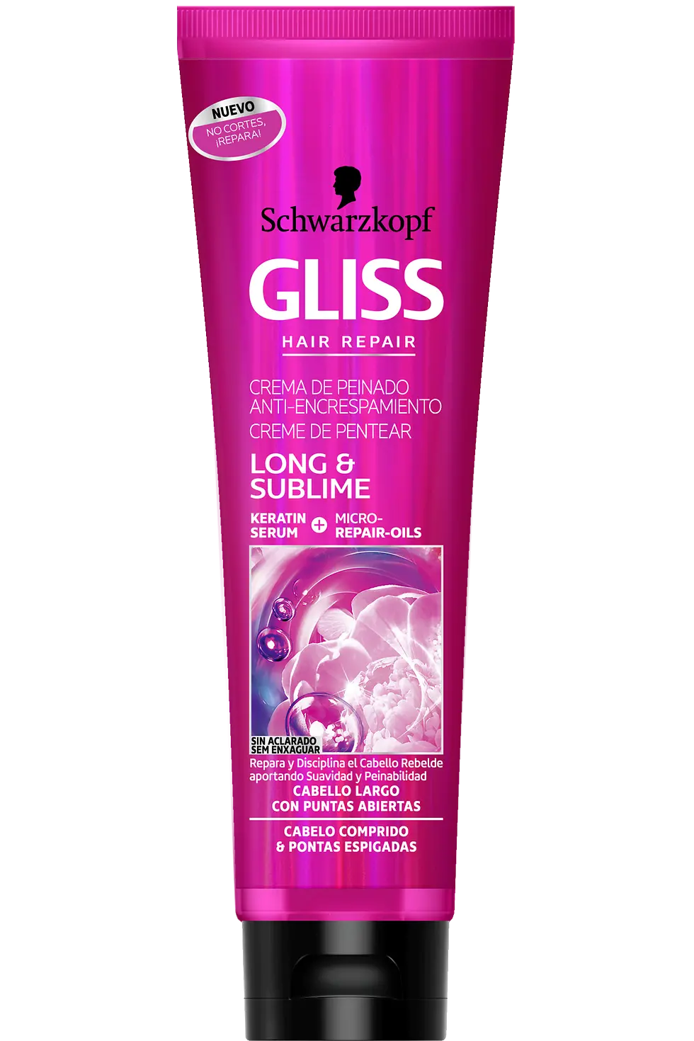 GLISS Crema de Peinado Anti-encrespamiento Long&Sublime
