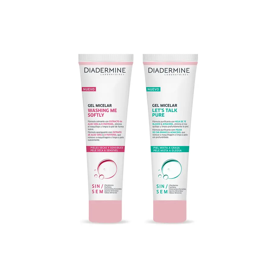 Los nuevos geles micelares de Diadermine: Washing Me Softly y Let’s Talk Pure
