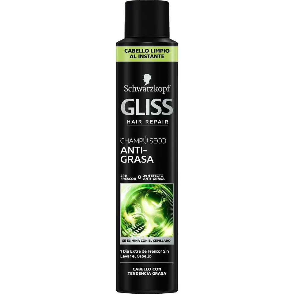 Champú Seco Gliss Anti-grasa