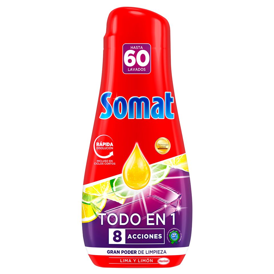 Somat Gel Todo en 1 60D Lima y Limón
