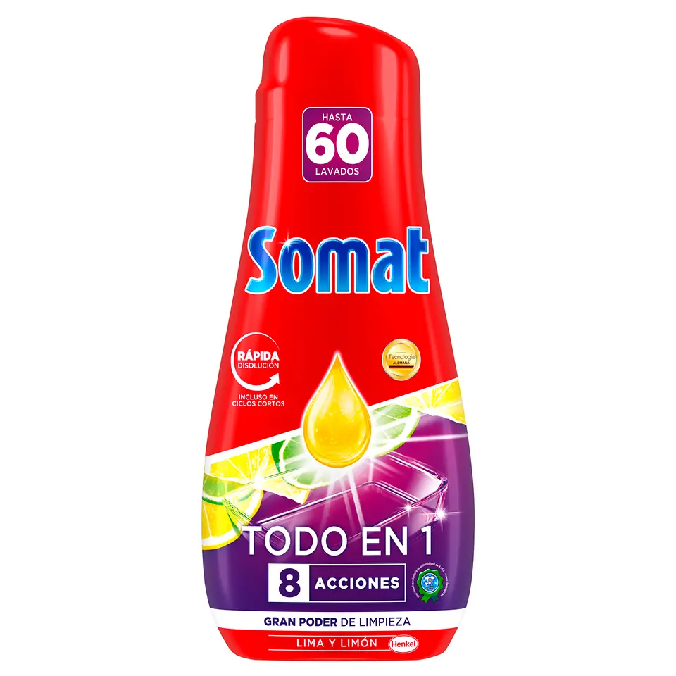 Somat Gel Todo en 1 60D Lima y Limón