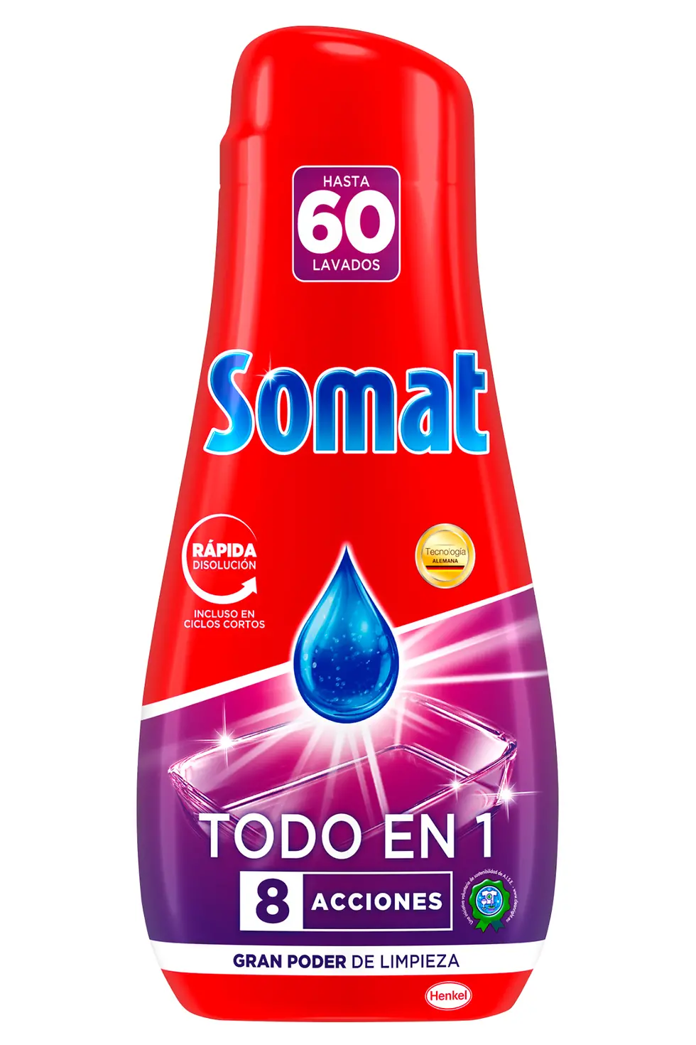 Somat Gel Todo en 1 60D Azul