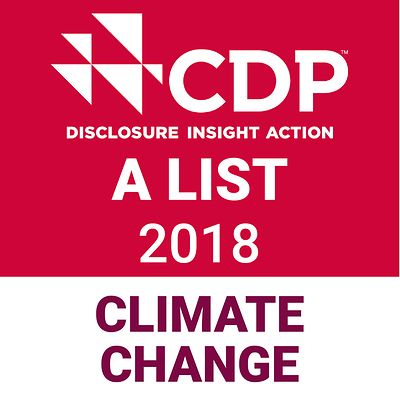 Carbon Disclosure Project - Disclosure Insight Action. A list 2018 Climate Change