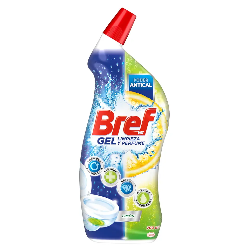 Bref WC Gel Limpieza y Perfume Limón